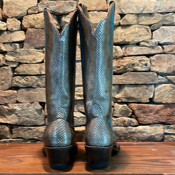 Idyllwind Women’s Strut Snake Print Leather Western Boots - Picture 4 of 6